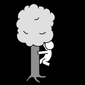 climb up a tree